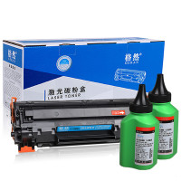 格然 易加粉 惠普CC388A硒鼓适用HP P1108 P1106 P1007 P1008 M1136打印机墨盒 易加粉硒鼓1个+碳粉2支+芯片2个套装