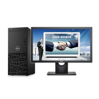 戴尔(DELL)成铭3977商用台式电脑 19.5英寸显示器（I3-7100 4GB 1T 刻录 2G独显 W10H）