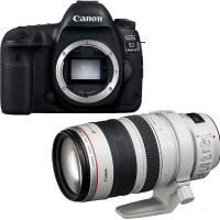 佳能(Canon) EOS 5D4（24-70mm F2.8+闪光灯+备用电池）数码单反相机 单镜头套装约3040万像素