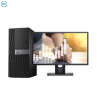 戴尔(DELL)商用Optiplex3050MT 台式电脑 18.5英寸显示器（七代i5 4G 1T+128G固 刻录)