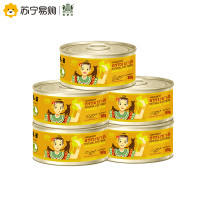 【苏宁超市】耐威克 进口泰国猫罐头 混合口味 80g*5