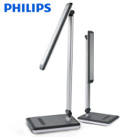 飞利浦(PHILIPS)led转色温灯泡e27螺口暖白球泡灯家用照明 超亮节能灯泡9.5W光色互转 金属灰