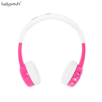 buddyPHONES InFlight儿童安全耳机 粉色