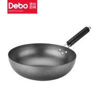 德铂（Debo）德拉尔30CM不粘锅炒锅 铁锅炒菜锅 少油烟 明火电磁炉通用