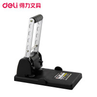 得力(deli)0130两孔重型打孔机黑色 厚层省力打孔器 打洞机 打洞器 厚层打孔机 文件打孔器 装订机装订用品
