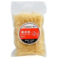 齐心（comix） 黄色 100g 橡皮筋 B3513（包*12袋）