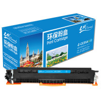 e代 CE311A蓝色墨粉盒彩色 适用惠普HP 126A CP1025 CP1025nw M175A M175nw M2 蓝色