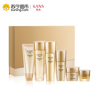 韩束鎏金六件套洁面120ml+水120ml+精华30ml+乳60ml+霜50ml+眼霜20g