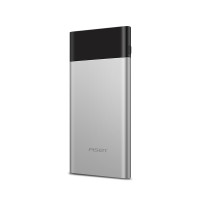 品胜LED薄彩2（10000mAh）移动电源 白玉银