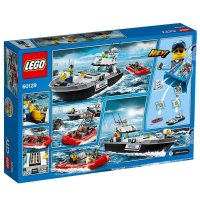 LEGO 乐高 城市City益智儿童积木男孩女孩礼物巡逻艇60129