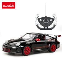 星辉（Rastar）保时捷911遥控汽车1:14 男孩儿童玩具汽车模型42800黑色