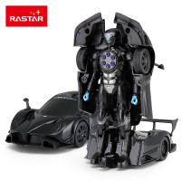 星辉（Rastar）1:32帕加尼变形合金变形玩具汽车带声光可变形61900黑色