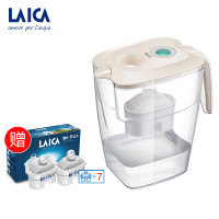 莱卡（LAICA）滤水壶J51EC深蓝色机械显示器意大利进口1壶7芯