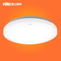 雷士照明（NVC）LED吸顶灯阳台过道走廊灯现代简约灯饰灯具6W 照射面积5-8平米（因产品批次切换，新老款随机发货） 【小面包】LED阳台灯白光17.5cm5-8㎡