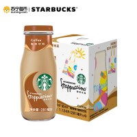 星巴克星冰乐摩卡味咖啡饮料281mL瓶装4联包