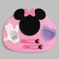 NISHIKIKASEI 锦华成 儿童餐具餐盘套装 6件套 粉色米老鼠