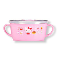 HelloKitty(凯蒂猫)不锈钢儿童碗200ml粉红KT-3650