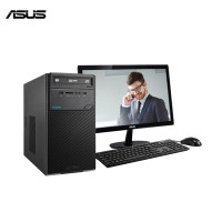 华硕(ASUS) D320MT 商用台式电脑整机 19.5英寸显示器（i3-6100 4G 1T 集显 DOS 无光驱）