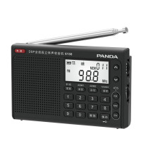 熊猫（PANDA) 6130黑色 考试收音机