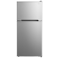 美的(Midea)冰箱 小型 双门小巧美观节能静音冷家用电冰箱 BCD-112CM浅灰