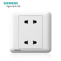 西门子(SIEMENS)开关插座 皓睿玉釉白系列四孔插座5UB01123NC01 玉釉白 四孔插座