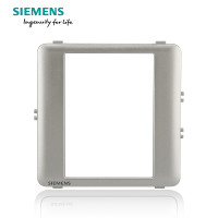 西门子(SIEMENS)开关插座 皓睿硒釉银系列插座用中间框5UH01193NC02 硒釉银 中间框