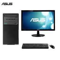 华硕(ASUS) D320MT 商用台式电脑 23.8英寸显示器（i7-7700 8G 1TB 2G独显 W10 黑）