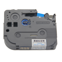 硕方 标签机白底蓝字色带12mm* 8m L-233（卷）