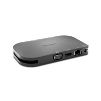 肯辛通(Kensington) SD1600P 便携式扩展坞 USB-C转HDMI VGA 千兆网口 支持电脑模式手机