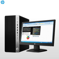 惠普（HP）ProDesk 600 G3 MT 商务办公台式机电脑i5-7500 4G 1TB +21.5显示器