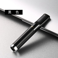 zobo正牌换芯型烟嘴过滤器循环型可清洗过滤嘴粗细烟双用烟具 黑色