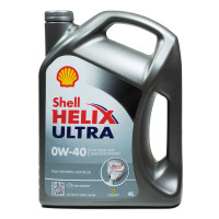 壳牌（Shell）超凡喜力全合成机油 灰壳 Helix Ultra 0W-40 SN级 4L 德国原装进口
