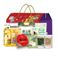 福临门中粮大米食用油大礼包中秋月饼礼盒358型2715g+1000ml