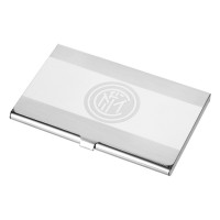 国际米兰俱乐部Inter Milan官方Logo商务随身便携简约时尚金属名片盒 银色