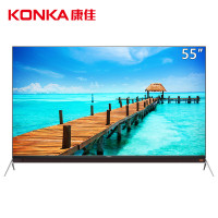 康佳(KONKA)55P9 55英寸4K超高清全面屏 前置音响 人工智能 64位39核 2+8G大内存电视