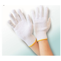 佳的 SAFEHAND C01BN-1 7针本白涤棉纱线手套，500g/12双