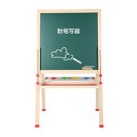 双面实木55x45cm磁性黑板 SCP-727 磁性黑板带木架 (价格为单件价格，起订量100件，不足起订量不发货）