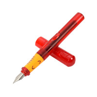百利金(Pelikan ) P67 小学生钢笔练字正姿透明墨水笔 红色 红色