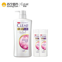 清扬 净爽头皮护理去屑洗发水 清樱花露香型 500g+100g*2