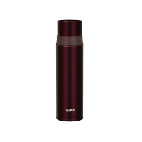 THERMOS 膳魔师 超轻不锈钢真空保温保冷杯 500毫升 FFM-500 酒红色