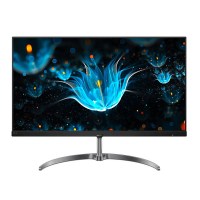 飞利浦/PHILIPS 显示器23.6英寸 241E9 电脑游戏电竞ips屏三面微边框滤蓝光显示屏 黑色