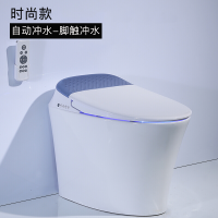 即热家用坐便器冲水遥控全自动翻盖电动一体式无水箱智能马桶 其他/other 时尚款
