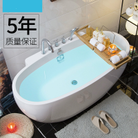 独立式浴缸家用卫生间欧式小户型浴盆浴池亚克力情侣_0 AT-11368尺寸:1300x680x560 ≈1.6M