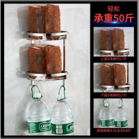 浴室置物架转角卫生间洗手间卫生厕所墙角不锈钢三角架三角篮壁挂_7_4 一层置物架60cm(钻孔安装) 默认尺寸