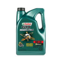 嘉实多（Castrol）全合成机油 磁护GTX MAGNATEC 0W-20 SN 5Qt 美国原装进口