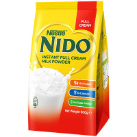 雀巢Nestle 速溶全脂成人高钙奶粉 NIDO 900g 袋装