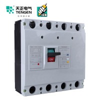 天正电气TGM1L-800 65KA热磁式630A 4P手动固定式400VAC 01020055463塑壳漏电保护断路器