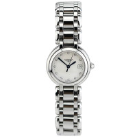 LONGINES 浪琴心月系列钢带女士石英表L8.110.4.87.6 银色