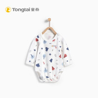 童泰TONGTAI婴幼儿内衣1-24个月宝宝纯棉肩开包屁衣婴幼儿通用90cm 小熊 66cm