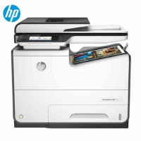 惠普(hp)X577DW A4彩色喷墨高效秒速级商用办公打印复印扫描传真打印机一体机